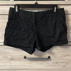 JCrew Size 2 Black Chino Shorts